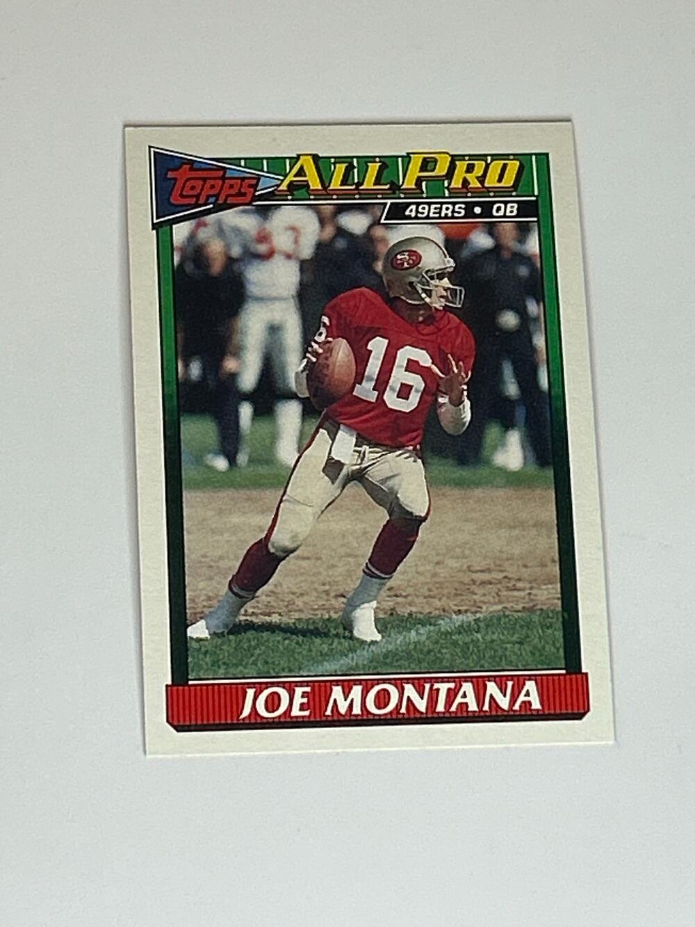 Joe Montana 1991 Topps All Pro Card #73 San Francisco 49ers Vintage NFL HOF QB